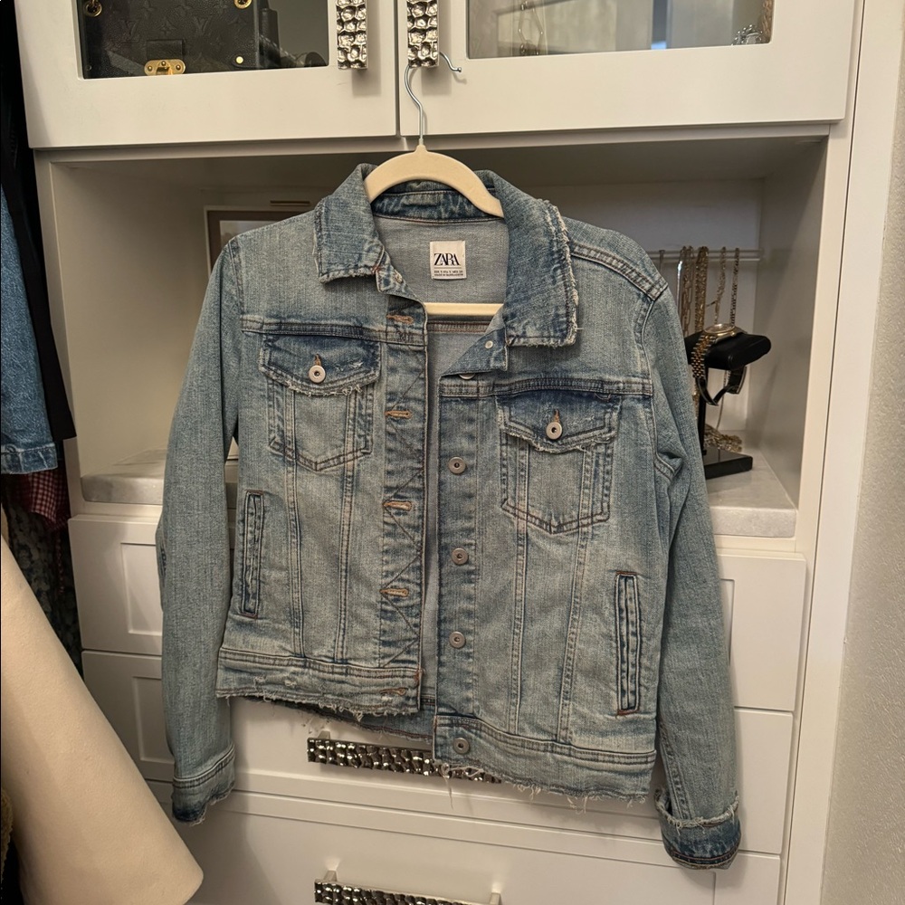 Distressed Jean Jacket - image 1
